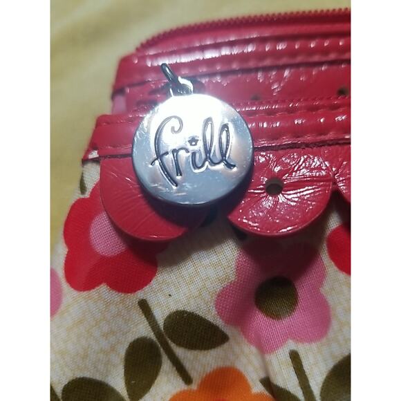 VERA BRADLEY Frill Collection Folkoric Twice As Nice Cosmetic Bag Clutch Wallet - Picture 5 of 11